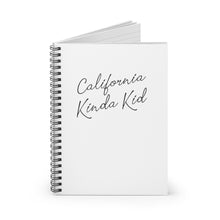 Load image into Gallery viewer, California Kinda Kid Spiral Notebook - Ruled Line