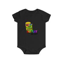 Load image into Gallery viewer, Stay Home And Play- Clothes For A Cause- Infant Rip Snap Tee