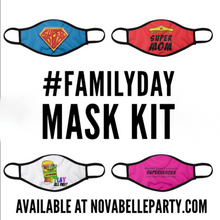 Load image into Gallery viewer, #FamilyDay Face Mask Four Pack-Reusable and Washable- Products For A Cause