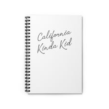 Load image into Gallery viewer, California Kinda Kid Spiral Notebook - Ruled Line
