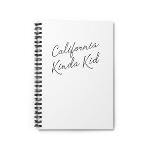 California Kinda Kid Spiral Notebook - Ruled Line