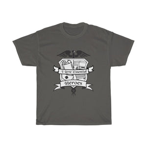 I Love Essential Heroes- Clothes For A Cause- Unisex Heavy Cotton Tee