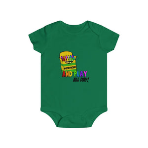 Stay Home And Play- Clothes For A Cause- Infant Rip Snap Tee