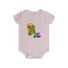 Load image into Gallery viewer, Stay Home And Play- Clothes For A Cause- Infant Rip Snap Tee
