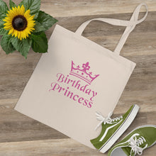 Load image into Gallery viewer, Birthday Princess Tote Bag
