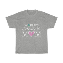 Load image into Gallery viewer, Greatest Mom Cotton Tee
