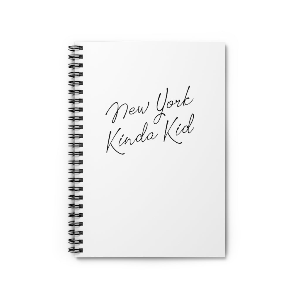 New York Kinda Kid Spiral Notebook - Ruled Line