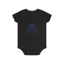 Load image into Gallery viewer, Birthday Prince Infant Rip Snap Tee
