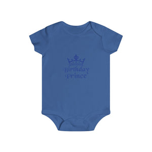 Birthday Prince Infant Rip Snap Tee