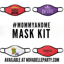 Load image into Gallery viewer, #Mommyandme Face Mask Four Pack-Reusable and Washable- Products For A Cause
