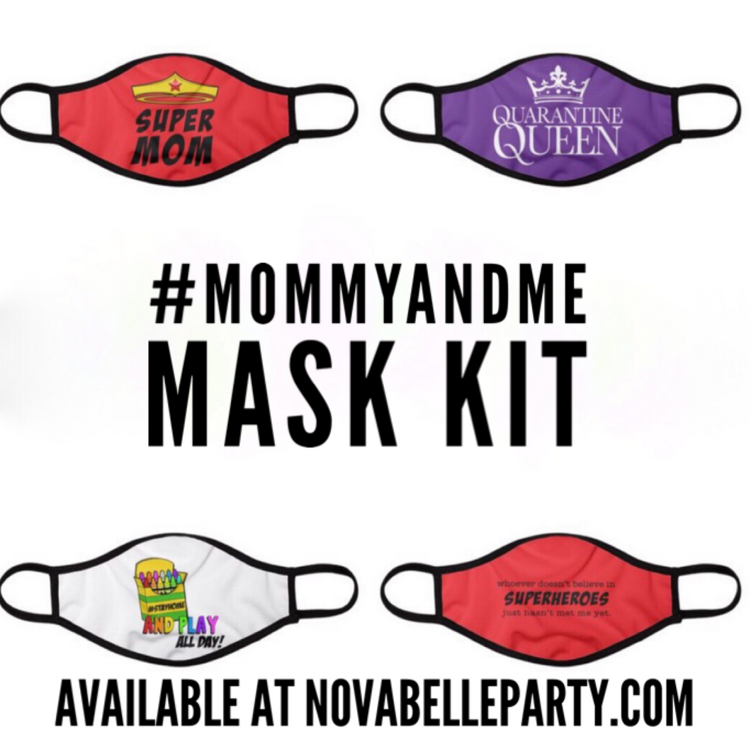 #Mommyandme Face Mask Four Pack-Reusable and Washable- Products For A Cause