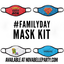 Load image into Gallery viewer, #FamilyDay Face Mask Four Pack- Reusable and Washable- Products For A Cause
