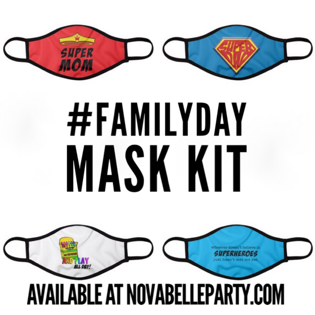 #FamilyDay Face Mask Four Pack- Reusable and Washable- Products For A Cause