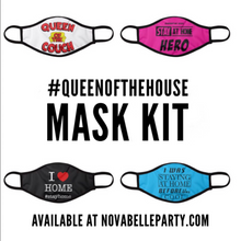 Load image into Gallery viewer, #Queenofthehouse Face Mask Four Pack-Reusable and Washable- Products For A Cause
