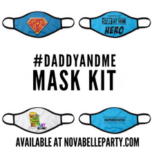 Load image into Gallery viewer, #Daddyandme Face Mask Four Pack-Reusable and Washable- Products For A Cause
